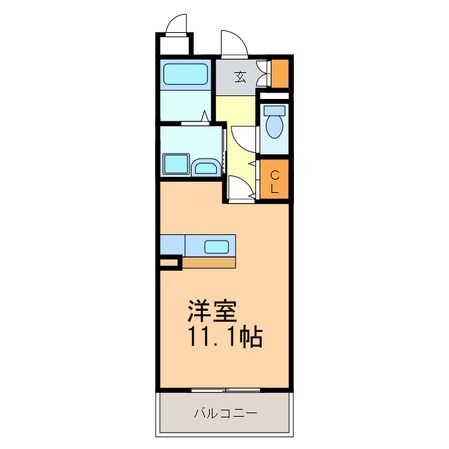 サウスヒルズ緑Ｂの物件間取画像